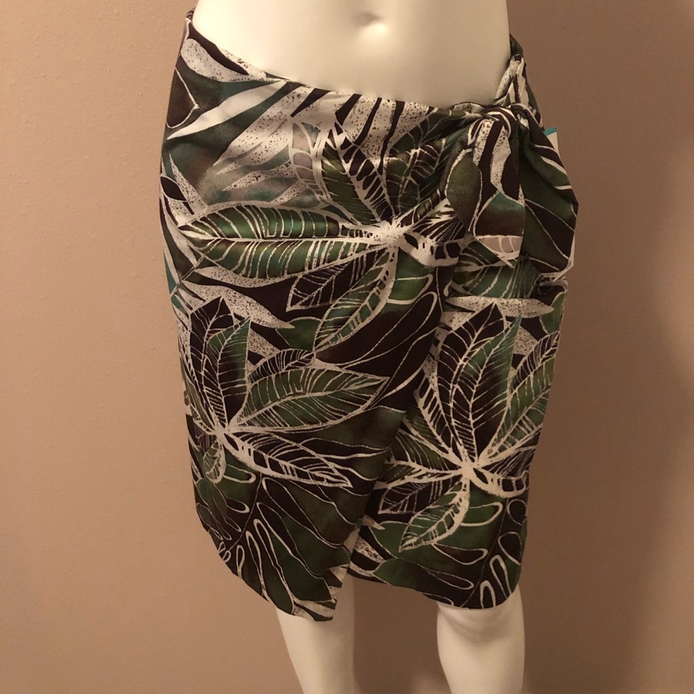 Jones New York Signature Stretch Wrap Skirt